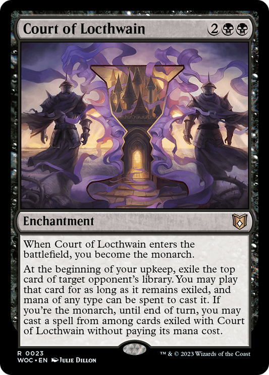 Court of Locthwain (023) - Wilds of Eldraine Commander