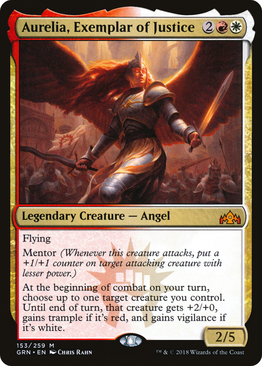 Aurelia, Exemplar of Justice (153) - Guilds of Ravnica