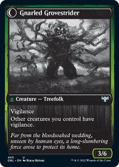 Dormant Grove // Gnarled Grovestrider [Innistrad: Double Feature] | Silver Goblin