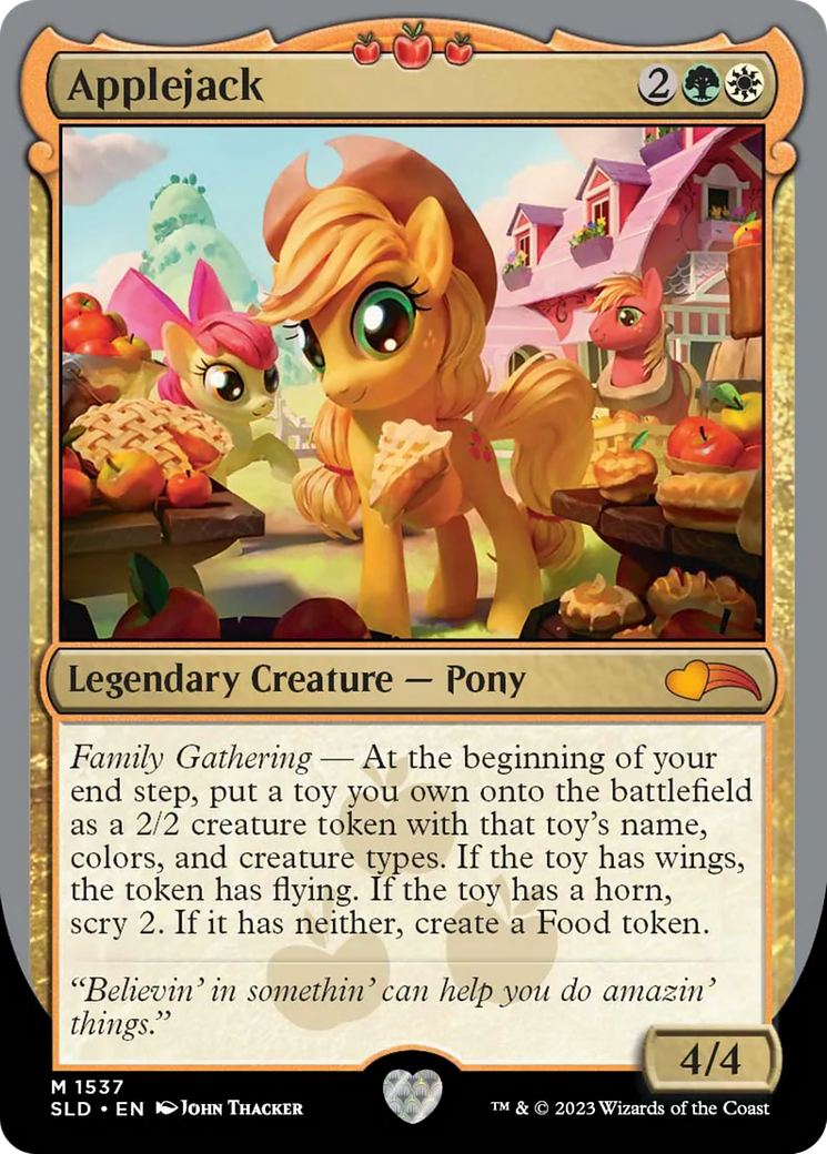 Applejack (1537) Foil - Secret Lair Drop