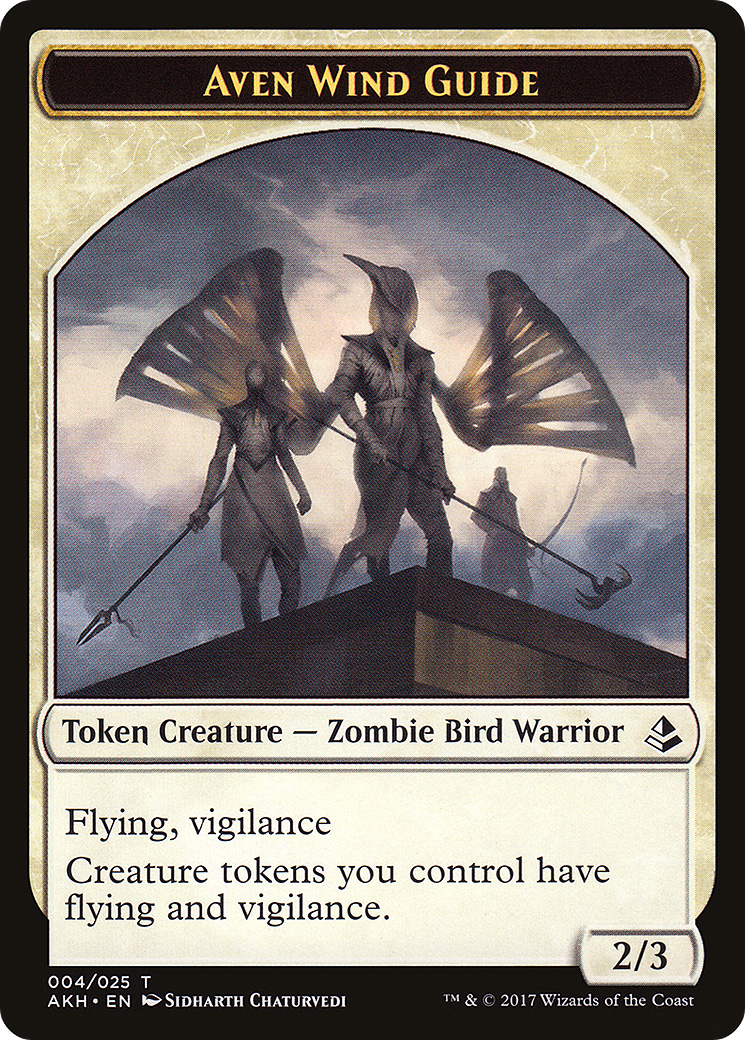 Aven Wind Guide (004) Foil - Amonkhet Tokens