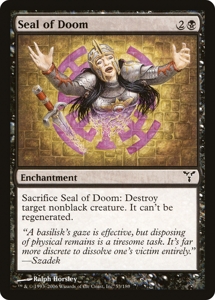 Seal of Doom (053) Foil - Dissension