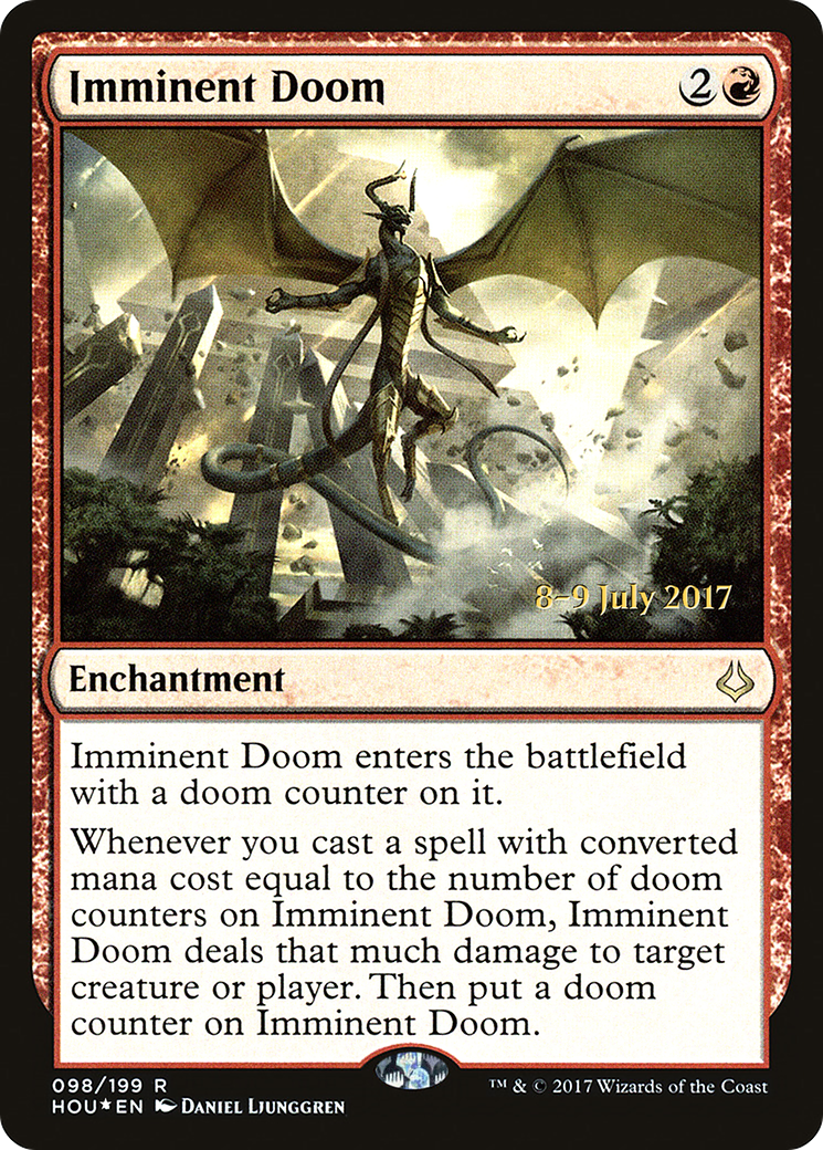 Imminent Doom (098) Foil - Hour of Devastation Promos