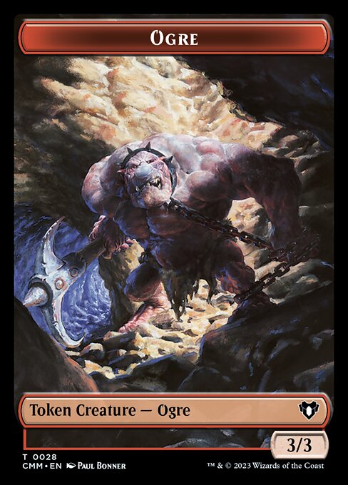 Elemental (0026) // Ogre Double-Sided Token [Commander Masters Tokens] | Silver Goblin