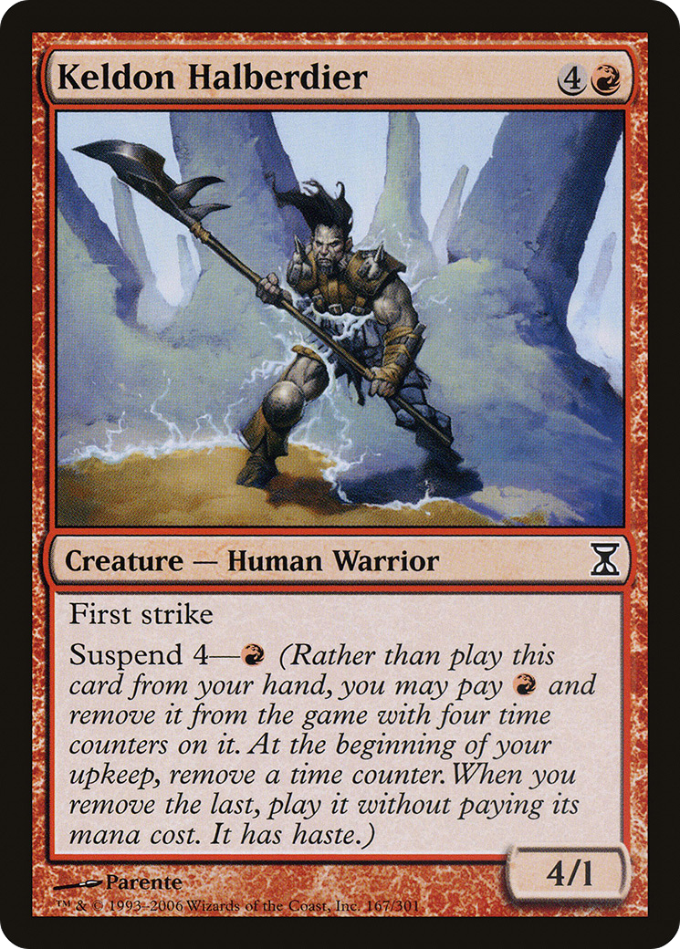 Keldon Halberdier (167) - Time Spiral
