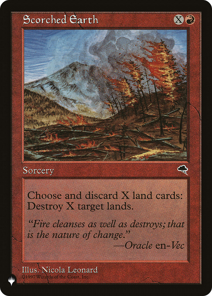 Scorched Earth (Retro) (TMP-200) - The List