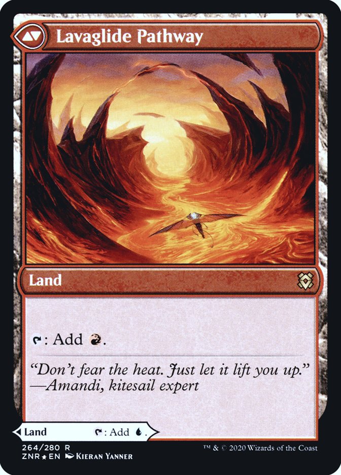 Riverglide Pathway (264) Foil - Zendikar Rising Promos