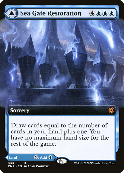 Sea Gate Restoration (Extended Art) (333) Foil - Zendikar Rising