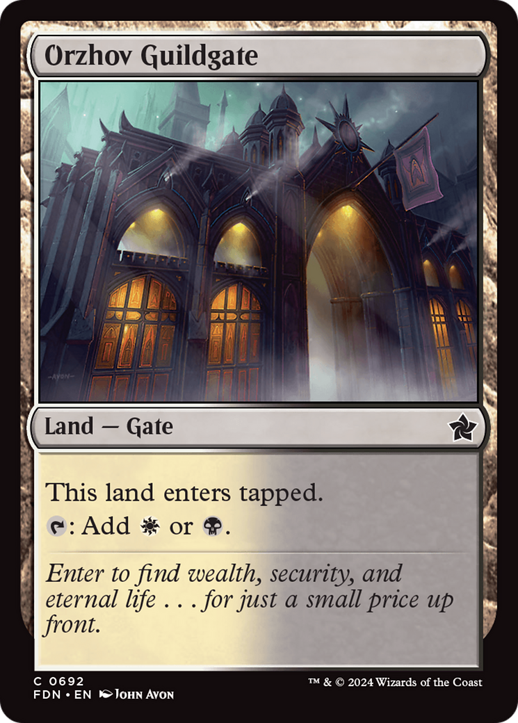 Orzhov Guildgate (692) - Foundations