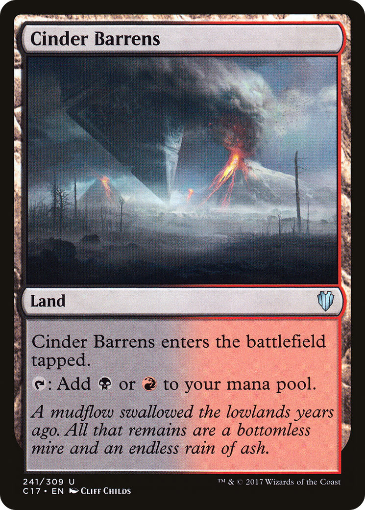 Cinder Barrens (241) - Commander 2017