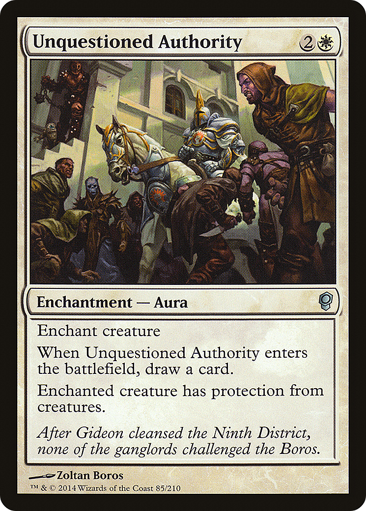 Unquestioned Authority (085) Foil - Conspiracy