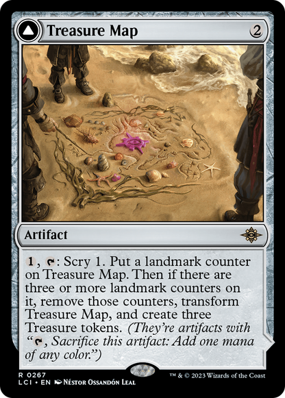 Treasure Map // Treasure Cove [The Lost Caverns of Ixalan] Foil
