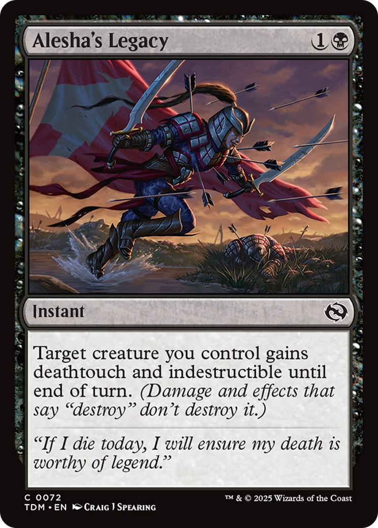 Alesha's Legacy (072) Foil - Tarkir: Dragonstorm