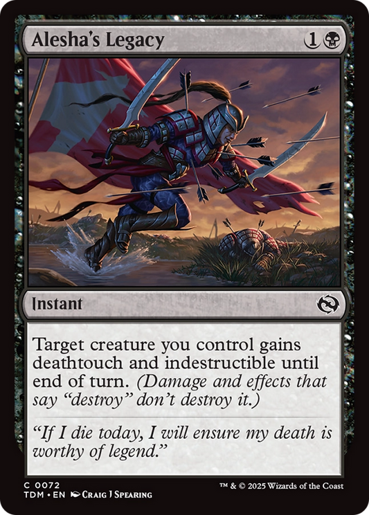Alesha's Legacy (072) Foil - Tarkir: Dragonstorm