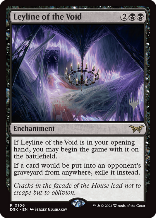 Leyline of the Void [Duskmourn: House of Horror Promos] Foil
