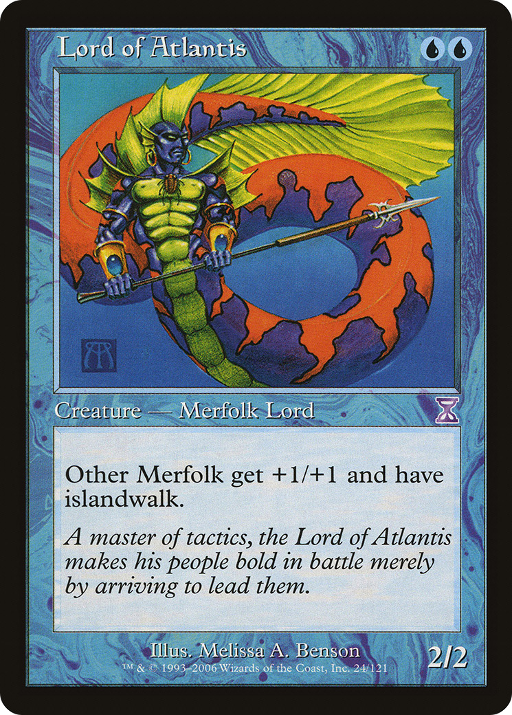 Lord of Atlantis (Retro) (024) Foil - Time Spiral Timeshifted