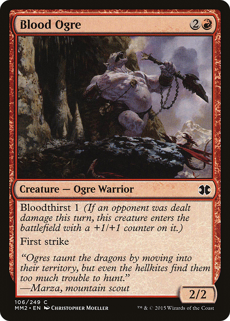 Blood Ogre (106) Foil - Modern Masters 2015