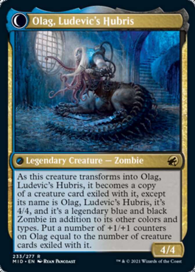 Ludevic, Necrogenius // Olag, Ludevic's Hubris [Innistrad: Midnight Hunt] | Silver Goblin