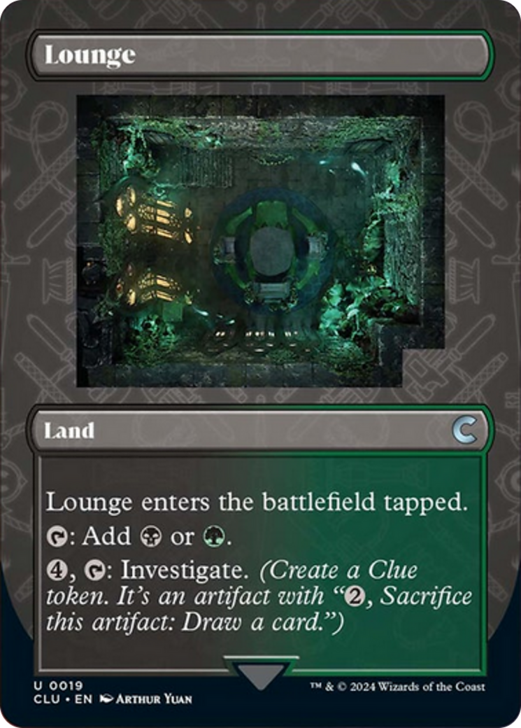 Lounge (Borderless) [Ravnica: Clue Edition] | Silver Goblin