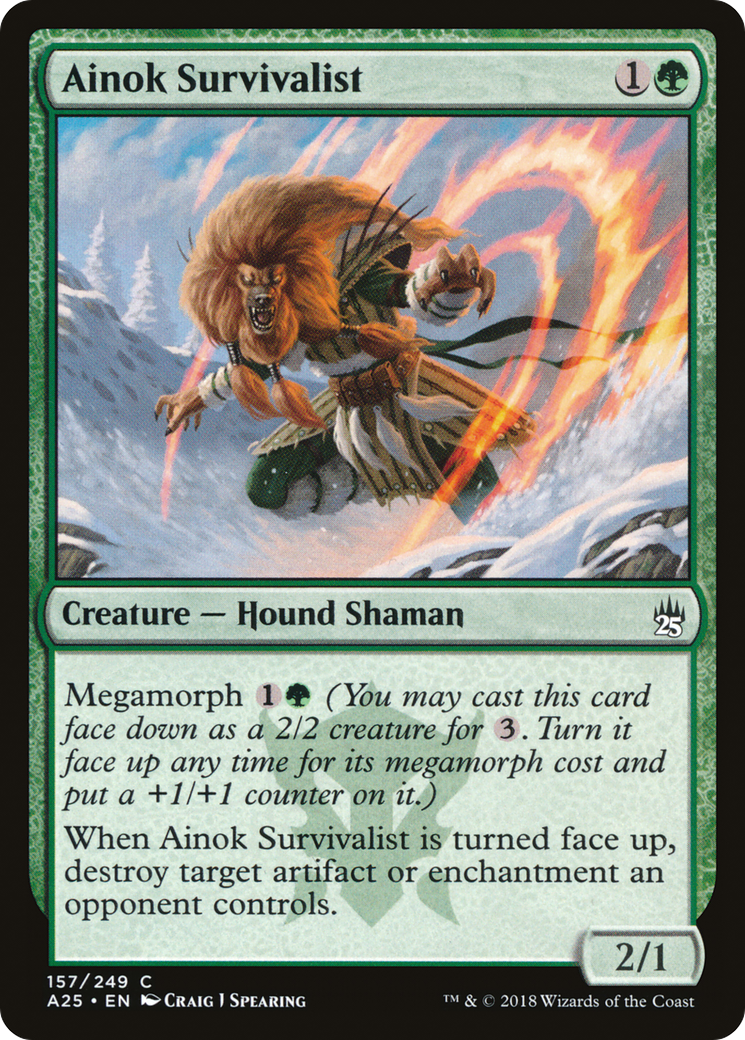 Ainok Survivalist [Masters 25] Foil