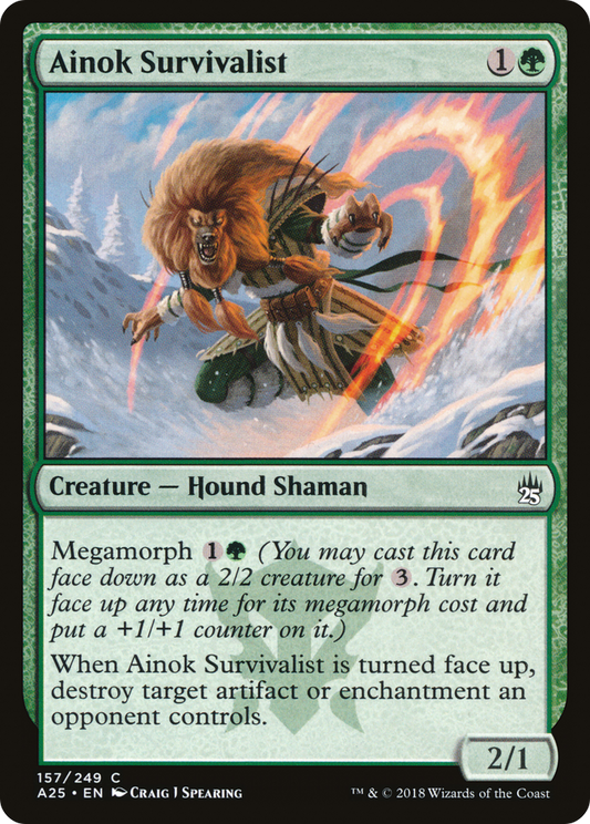 Ainok Survivalist [Masters 25] Foil