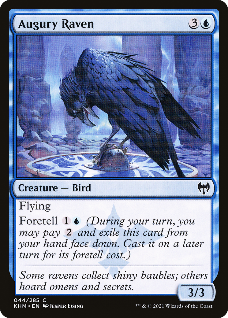Augury Raven (044) Foil - Kaldheim