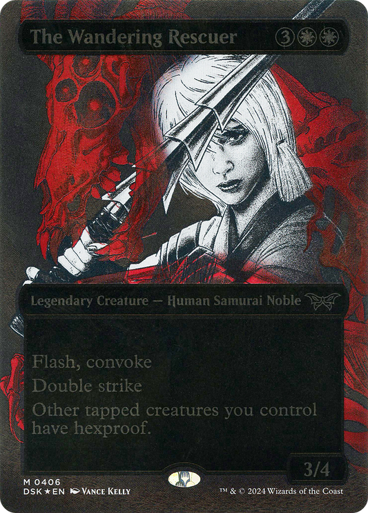 The Wandering Rescuer: (Showcase)(Borderless) Foil (406)