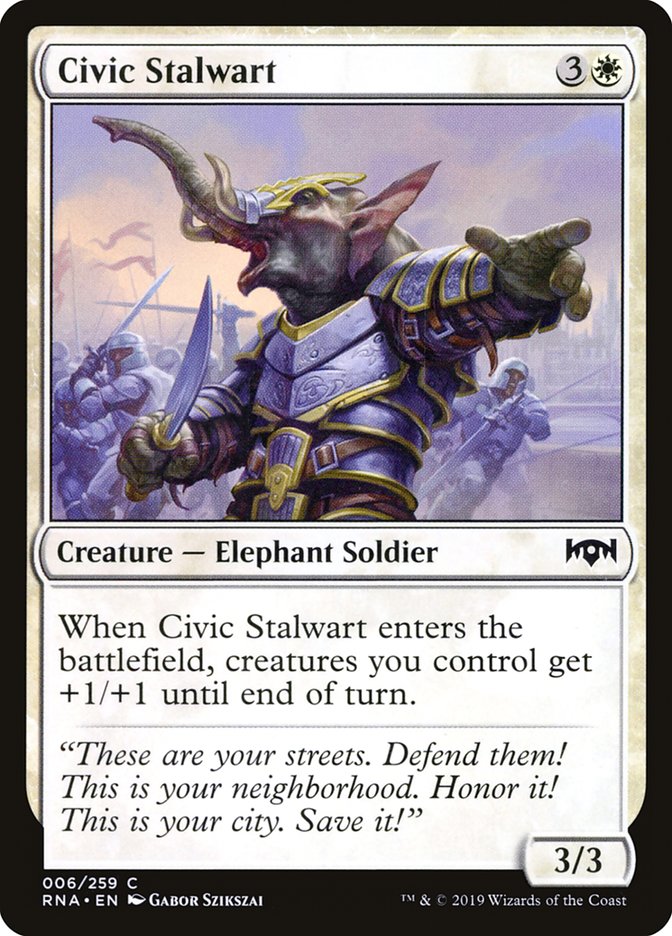 Civic Stalwart [Ravnica Allegiance] | Silver Goblin