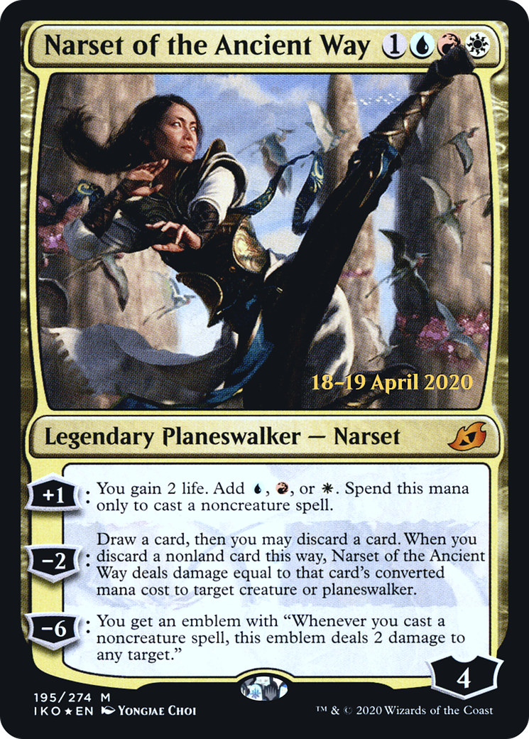Narset of the Ancient Way (195s) Foil - Ikoria: Lair of Behemoths Promos