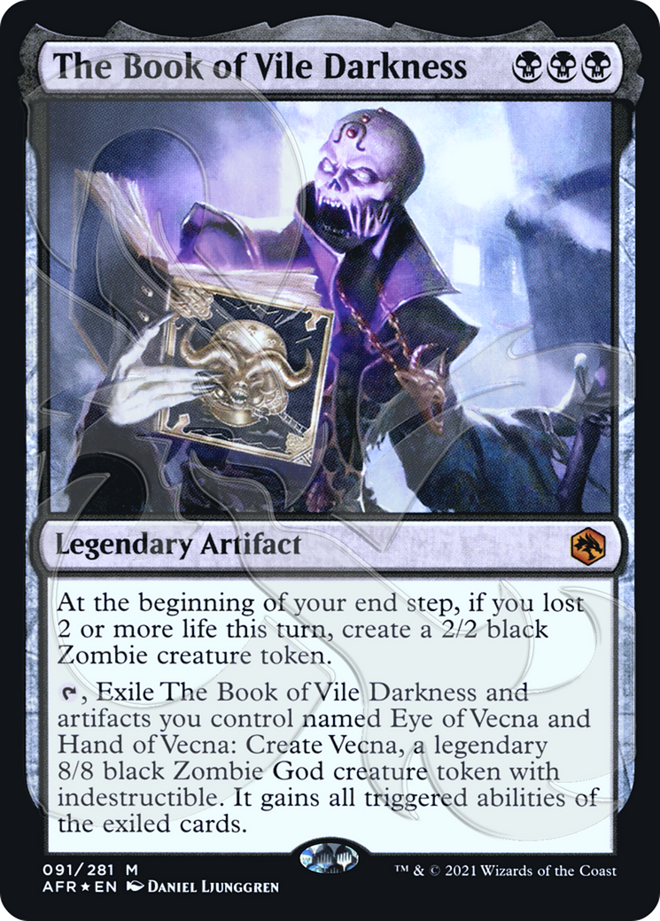 The Book of Vile Darkness (091) Foil - Adventures in the Forgotten Realms Promos