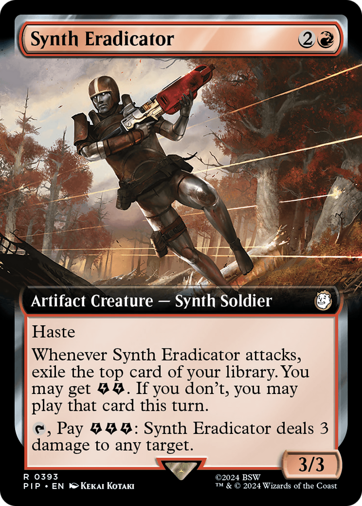 Synth Eradicator (Extended Art) (393) Foil - Fallout