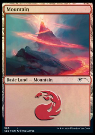 Mountain (Spellcasting) (568) [Secret Lair Drop Promos] | Silver Goblin