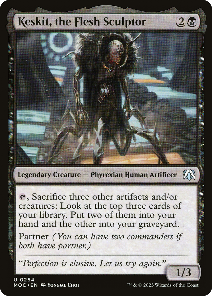 Keskit, the Flesh Sculptor [March of the Machine Commander] | Silver Goblin