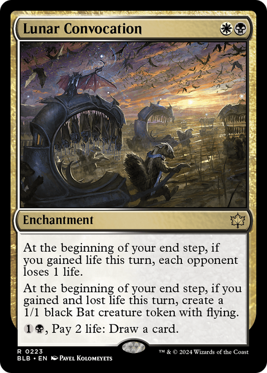 Lunar Convocation [Bloomburrow] Foil