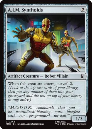 A.I.M. Synthoids (242) - Marvel Super Heroes