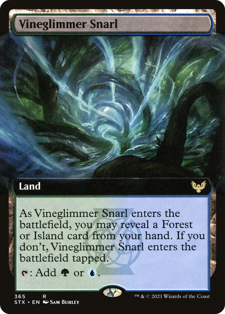 Vineglimmer Snarl (Extended Art) (365) - Strixhaven: School of Mages
