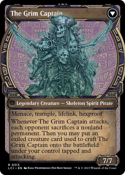 Throne of the Grim Captain (Showcase) (313) Foil - The Lost Caverns of Ixalan