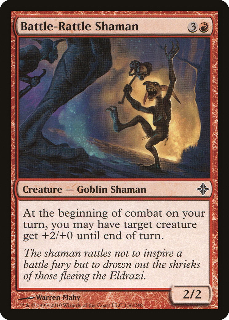 Battle-Rattle Shaman (136) Foil - Rise of the Eldrazi