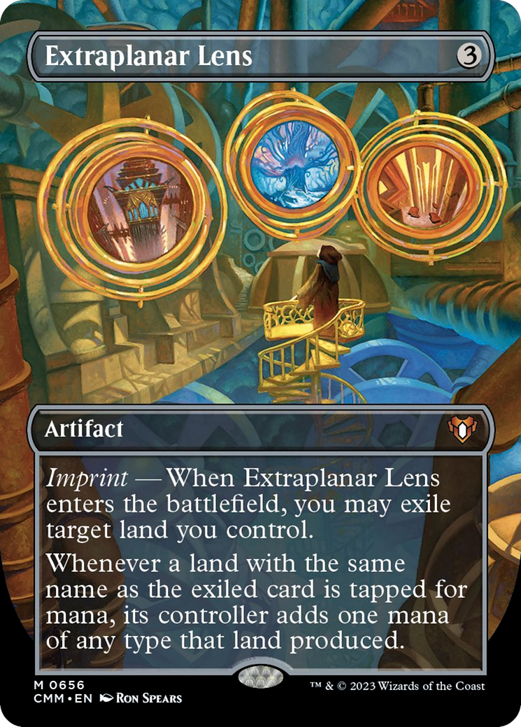 Extraplanar Lens (Borderless Alternate Art) [Commander Masters] | Silver Goblin