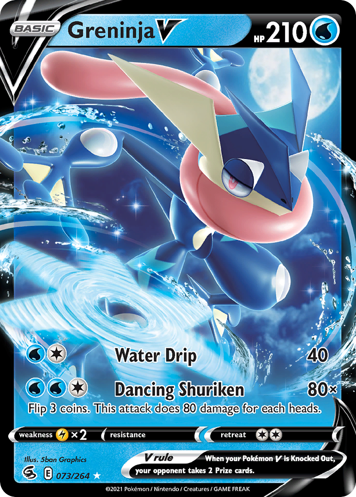 Greninja V (073/264) (Intro Deck) [Sword & Shield: Fusion Strike] | Silver Goblin