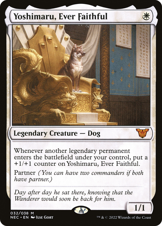 Yoshimaru, Ever Faithful (032) - Neon Dynasty Commander