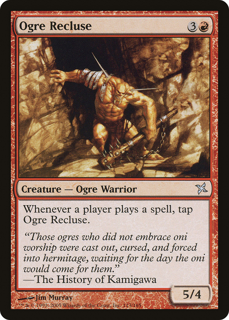 Ogre Recluse (113) Foil - Betrayers of Kamigawa