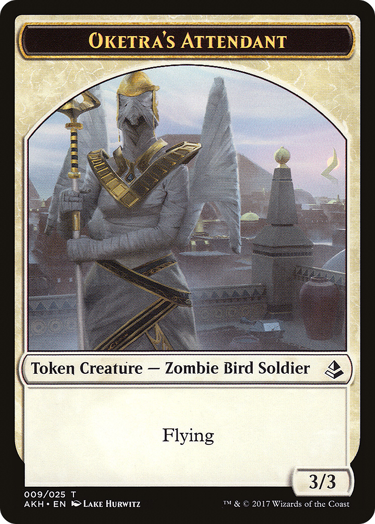 Oketra's Attendant Token [Amonkhet Tokens] | Silver Goblin