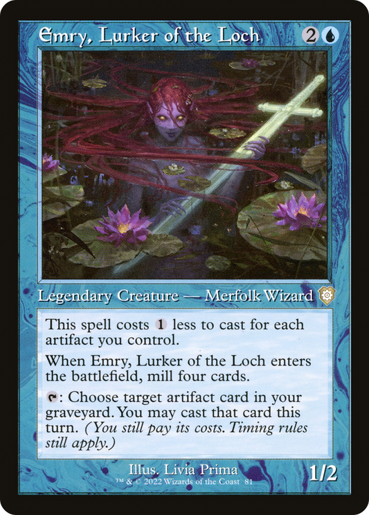 Emry, Lurker of the Loch (Retro) (081) - The Brothers' War Commander
