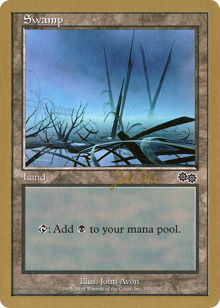 Swamp (339) - 1999 Jakub Slemr (USG) (Retro) - World Championship Decks 1999