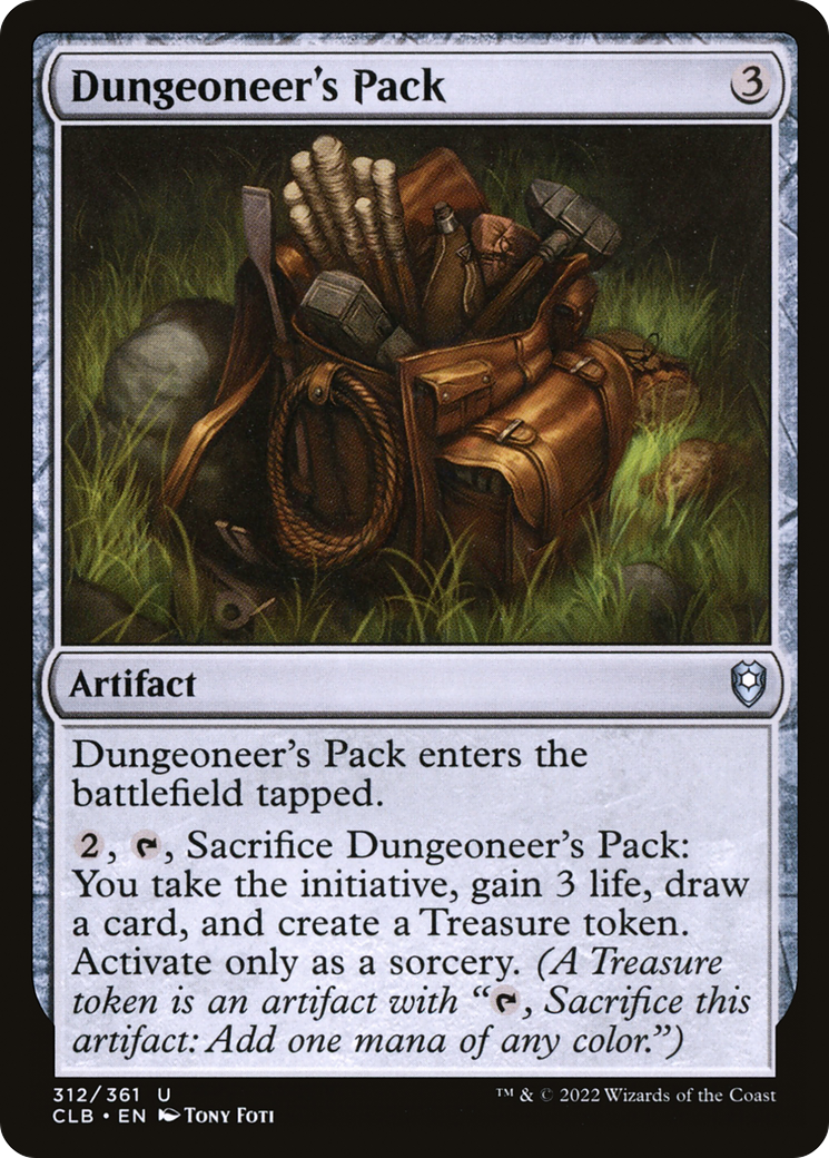 Dungeoneer's Pack (312) Foil - Commander Legends: Battle for Baldur's Gate