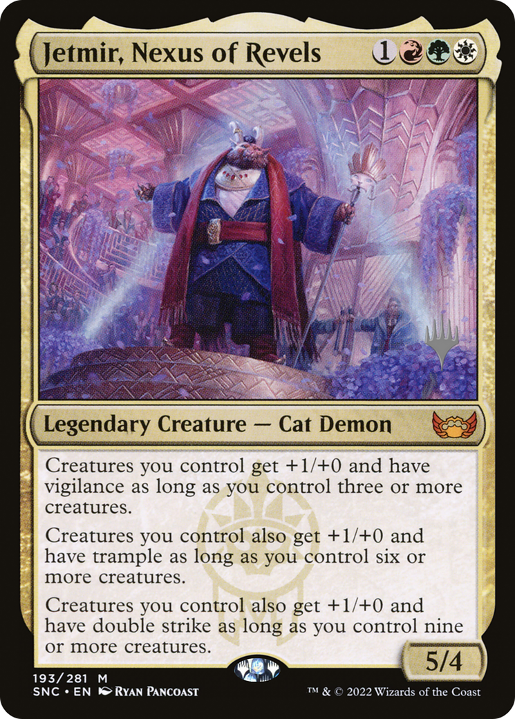 Jetmir, Nexus of Revels (193p) - Streets of New Capenna Promos