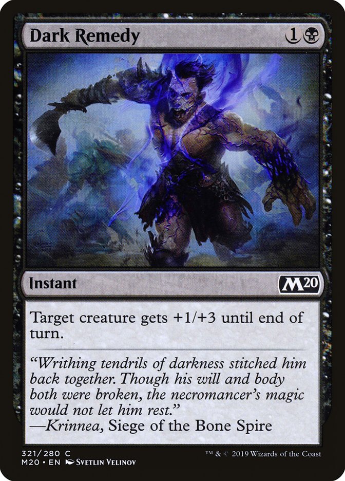 Dark Remedy [Core Set 2020] | Silver Goblin