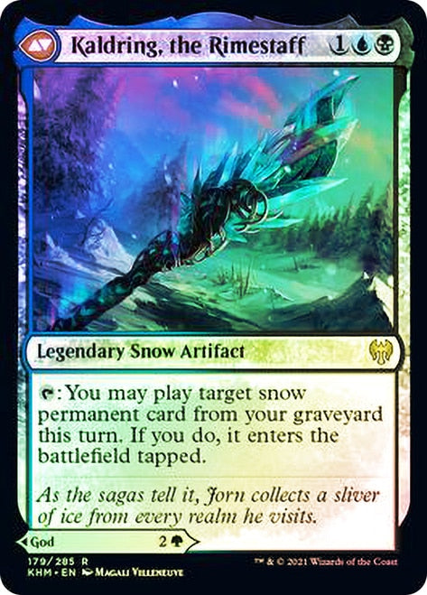 Jorn, God of Winter // Kaldring, the Rimestaff (179s) Foil - Kaldheim Promos