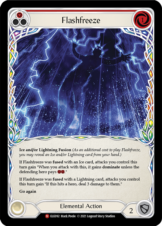 Flashfreeze [ELE092] (Tales of Aria)  1st Edition Normal | Silver Goblin